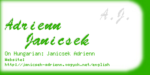 adrienn janicsek business card